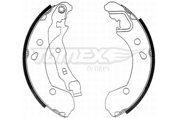 Sada brzdových čeľustí TOMEX Brakes